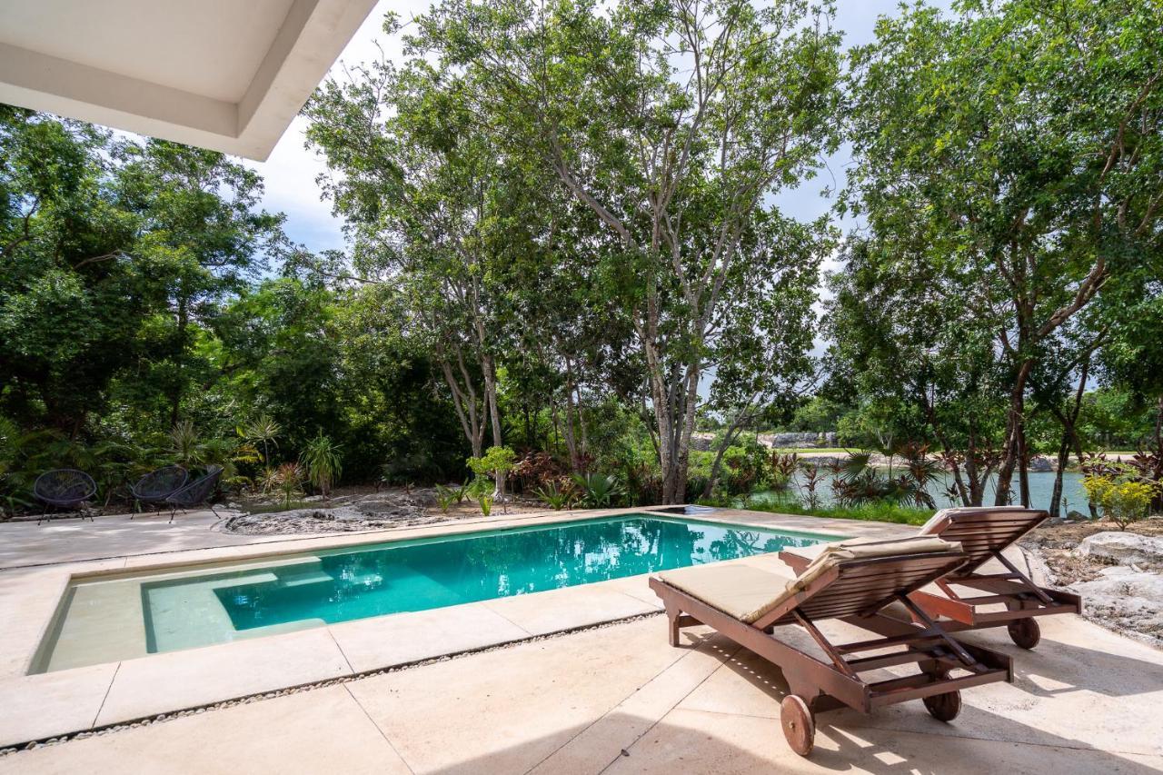 Tulum Country Club Private Villa With Pool 18 People Extérieur photo